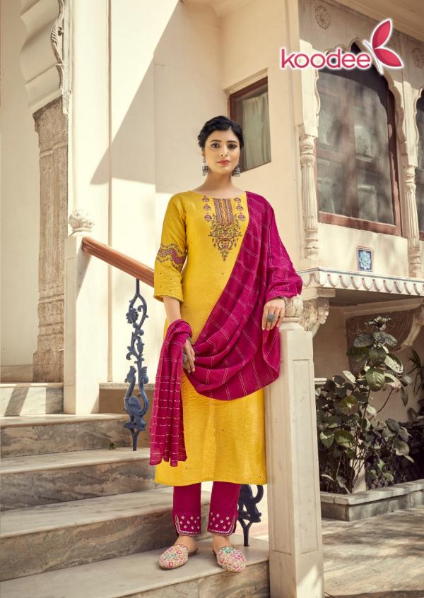 Koodee Riva 3 Beautiful Ethnic Wear Readymade Salwar 